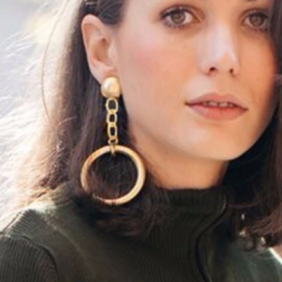 🎈Beautiful geometric round dangle earrings. - Picture 4 of 4